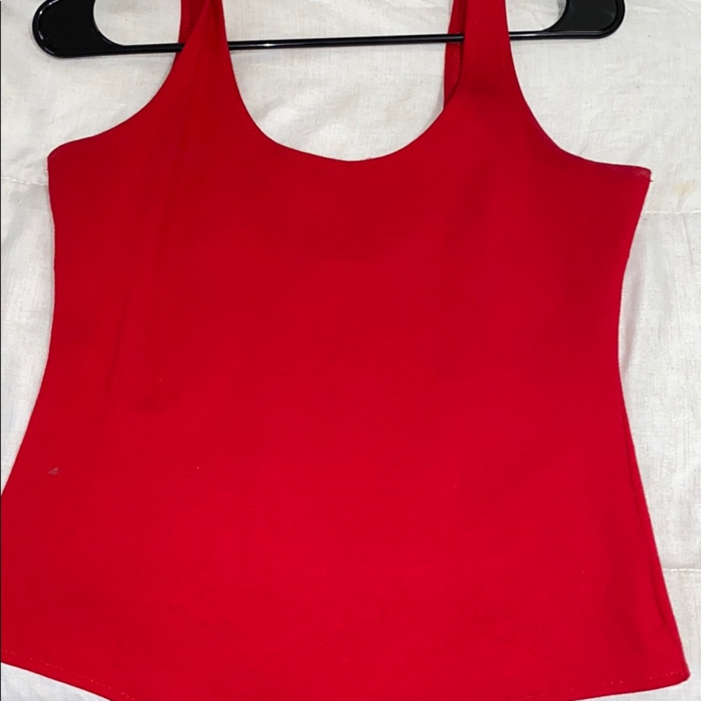 All Red body Leotard.